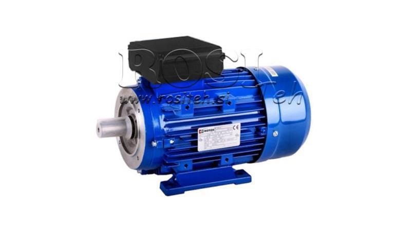 1,1kW-ELEKTRO MOTOR MYT 90S-4_1350vrt 1Faz nogice prirobnica-B14
